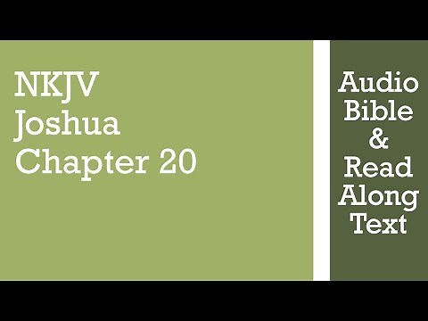 Joshua 20 - NKJV - (Audio Bible & Text)