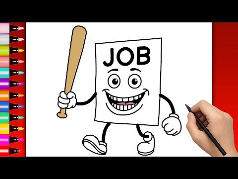 HOW TO DRAW JOB JOB JOB SAHUR - ITALIAN BRAINROT