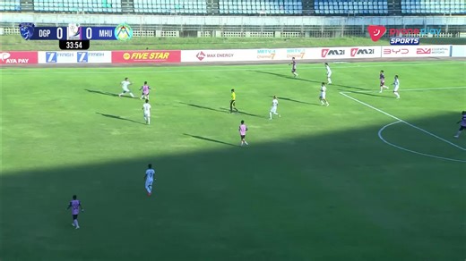 Myanmar National League 2024-2025 Week-16 Dagon Port FC VS Mahar United FC ပွဲစဉ်မှ မဟာအသင်းရဲ့ ဦးဆောင်ဂိုး #PyonePlaySports #MyanmarFootballPlayer #football #MyanmarFootball #MRTV-4