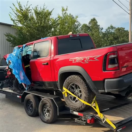 Rebuilding a Wrecked RAM #car #ram #truck | ram truck