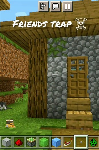 friends trap🤯 #minecraft #shorts