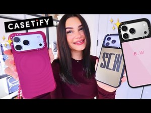 CASETiFY iphone 17 pro max case haul & gift guide! 🎄📱✨