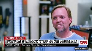 Keith Scott once bought the lie that Donald Trump won the 2020 election. Now he believes "Stop the Steal" devotees are in a cult. CNN's Elle Reeve explores what changed Scott's mind. | CNN