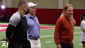 220K views · 3.1K reactions | Mac Jones, Najee Harris & DeVonta Smith were some of the Alabama stars on deck today for Alabama's second Pro Day in front of NFL coaches and executives like Bill Belichick & Sean Payton. | Alabama Crimson Tide on AL.com | Facebook