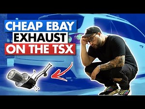 Installing a Tsudo Sp2 Exhaust on the TSX!