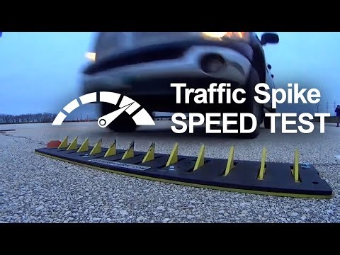 Spike Strip Test: Roadshark In-Ground Spikes vs Fast-Moving Vehicle