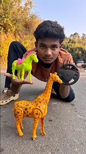 Remote control auto Horse and Rc Giraffe 🦒 🐎 #shortsfeed #shorts