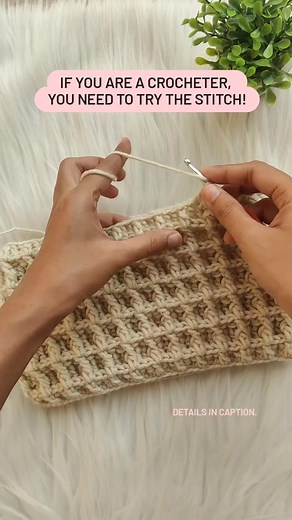 18K views · 120 reactions | WAFFLE STITCH!劉 The waffle stitch has to...