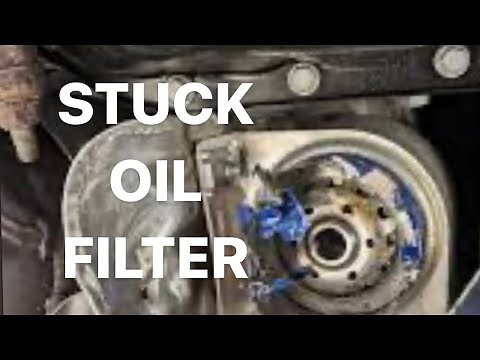 How To Remove A Stuck Mangled Oil Filter