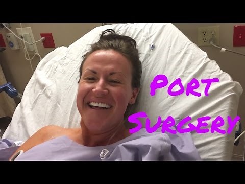 Port Surgery--Today I got my port so I can start chemotherapy in 3 days