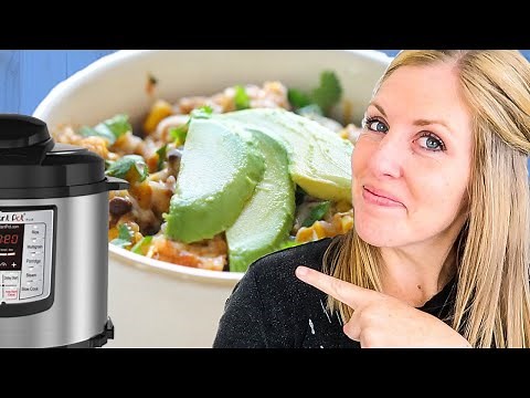 Spicy Instant Pot Chicken and Rice Bowls - Dump and Go Recipe - Perfect for Beginners