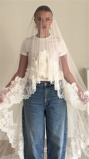 Discover the New Lace Bridal Veil Collection ✨