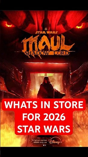 Star Wars 2026 Line-Up That Has Fans TALKING #starwars #maul #disneyplus