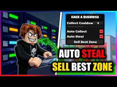 💻 Hack A Business Script - STEAL PLAYER, SELL BEST ZONE