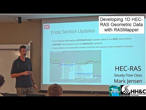 Developing 1D HEC-RAS Geometric Data with RASMapper (L1.4-1D Steady Flow Class)