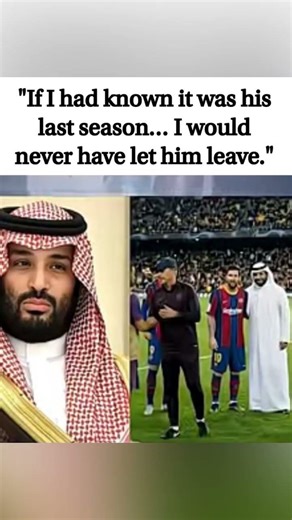 MBS Drops Truth Bomb About Messi's Barca Exit 😳🇸🇦#shorts