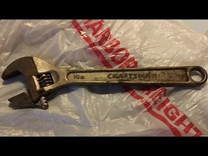 1980s and 90s and in early 00s made in the USA Craftsman 10"🔧 by Western Forge. beat the new ones🔧😲