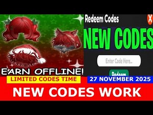 *CODES WORK AFK for UGC!* [CHRISTMAS!] AFK for UGC! ROBLOX | November 27, 2025 | LIMITED CODES TIME