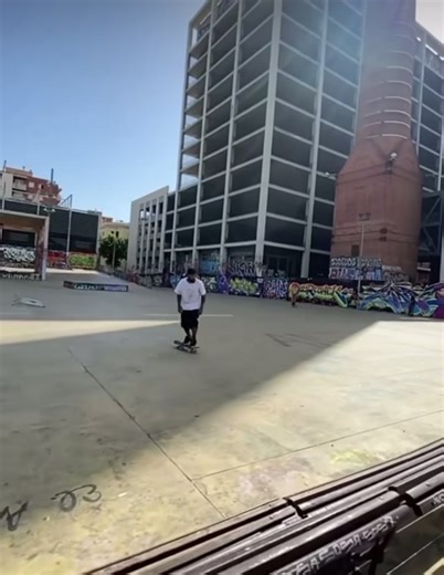 Skateboarding clips on TikTok