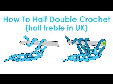 How to Half Double Crochet (Half Treble in UK) - Crochet Lesson 4