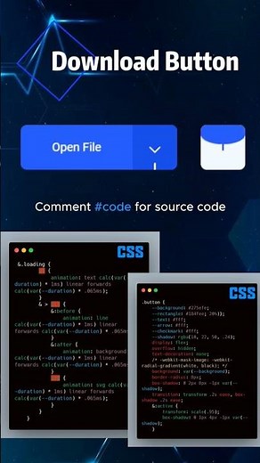 Animated Download Button 🚀 (Easy Code Snippet)