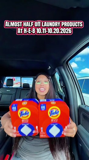 Let’s save money together this week at H-E-B by just clipping digital coupons found inside of the my H-E-B app!! Almost half of laundry products, plus you get to try out a new product!! It’s a win-win situation Let me know if you end up scoring #heb #savings #laundry #MoneyHacksTikTokContest #easycouponingwitherika