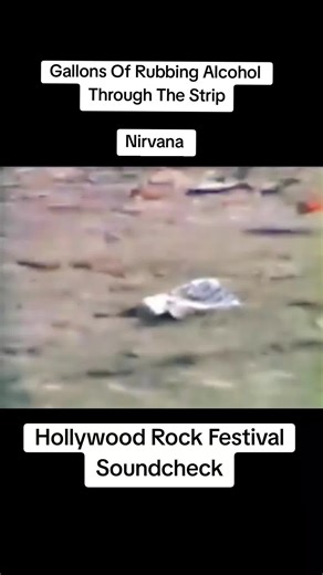Nirvana Live Soundcheck Performance at Rock Festival 1993