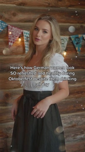 Oktoberfest isn’t exactly a wellness retreat—beer all day can leave your skin dull, your hair dry, and your energy tanked. But German women prep smart: hydration, balanced routines, and daily nutrients that keep them glowing even through beer benders.-------At Oktoberfest, some Bavarian women swear by eating radishes and pretzels between steins of beer, because the salt helps them retain water, keeping their skin from looking dull the next day.-----My friend from Munich shared her personal secre