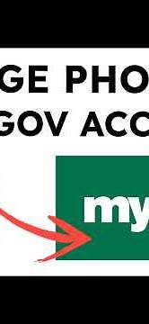 How to Change Mobile Number in Mygov Account