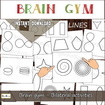 Mind Gym Brain Boost, Printable Coordination Dual Hand Games and Worksheet