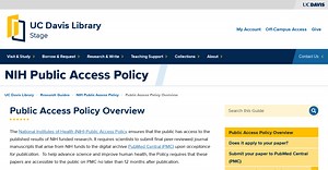 Research Guides: NIH Public Access Policy: NIH Manuscript Submission System (NIHMS)