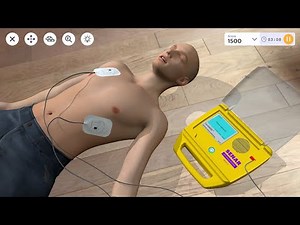 How to Use a Defibrillator (AED) in Augmented Reality