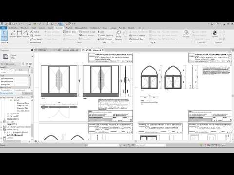 Revit Window Family with FULLY AUTOMATED Legend Drawings