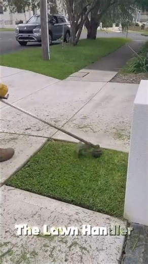 Greens Edging | Landscaping 🌿 #shorts #satisfying #lawnmaintenance