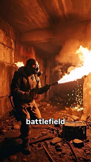 WWII’s Most Dangerous Job: A Flamethrower and a Death Sentence German flamethrower operators in WWII had one of the most terrifying jobs in military history — and one of the shortest life expectancies. Enemy soldiers were ordered to shoot them on sight before anyone else. One bullet to the fuel tank meant instant explosion. They knew it. Command knew it. And they carried it anyway. #WWII #MilitaryHistory #WeirdHistory #WarFacts #FunFact