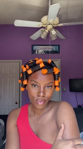 Perm Rods on blow dried hair is the move🤎 Happg Easter!