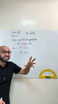 BAC: Show that (Vn) is geometric - with logarithm 🌶