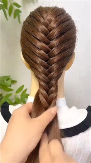 Perfect Fishtail/French Braid Tutorial using Magic Braiding Clip | #easyhairstyles #hairhacks