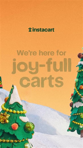 Real magic? Getting ingredients, gifts, & more delivered in as fast as 30 min. Shop holiday essentials via Instacart. | Instacart