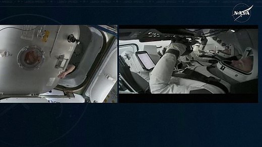 Stranded NASA astronauts begin journey back to Earth