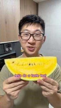 This is the Black King Kong watermelon. #taiwan #watermelon