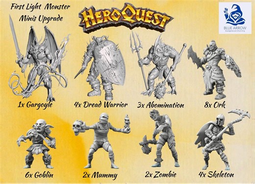 Heroquest First Light Monsters 3D Upgrade - Etsy
