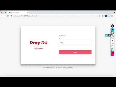 How to enable NAT Static NAT & Open Ports on the DrayTek Vigor3910?