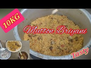 10Kg Mutton Briyani recipe....