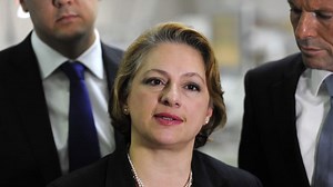 Sophie Mirabella jostled during Melbourne University lecture