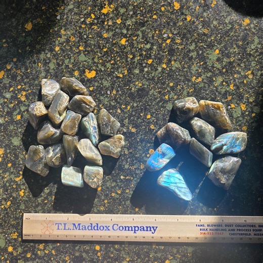 Semi-tumbled Labradorite - Choose Your Size - Random - 100% Natural - Etsy