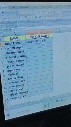 How to change first letter capital in Excel #excel #exceltricks #exceltricks