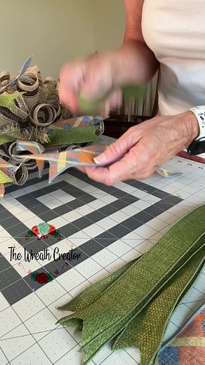 7.3K views · 41 reactions | Don’t forget to add your ribbon tails to your deco, mesh scarecrow, fall wreath! Prepping and adding our sign are the next steps. DIY wreath, fall wreath, fall decor. | The Wreath Creator | Facebook