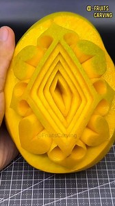 Discover the art of mango carving—where creativity meets nature's sweetness! 🥭✨ #MangoArt #Inspiration #decoration #carving #CreativeBeginnings #christmas2025 #happyholidays | Fruits Carving