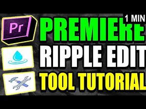 Ripple Edit Tool Premiere Pro Tutorial (2025)